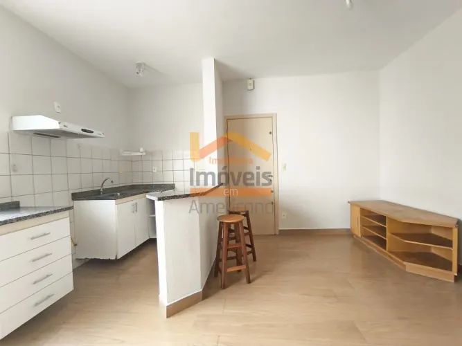 Apartamento para locação no Centro de Americana-SP: 1 quarto, 1 sala, 1 banheiro, 1 vaga d