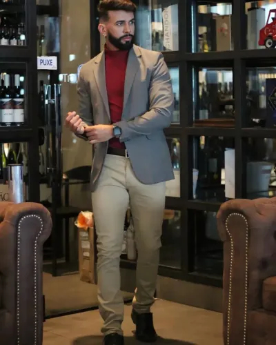 Calça Sarja Sport Fino Masculina 