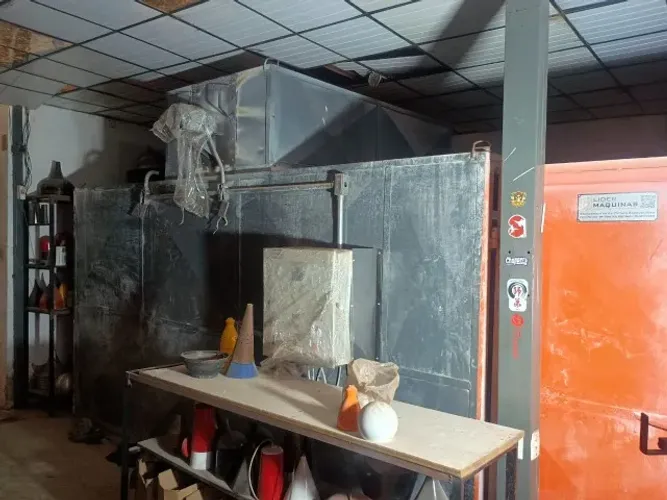 ESTUFA E CABINE DE PINTURA ELETROSTATICA
