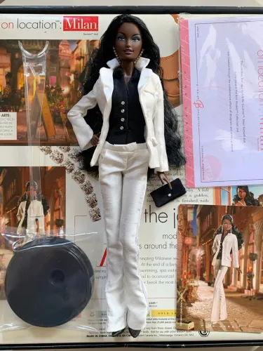 barbie collector on location milan
