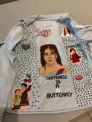 Jaqueta Jeans personalizada Lana Del rey