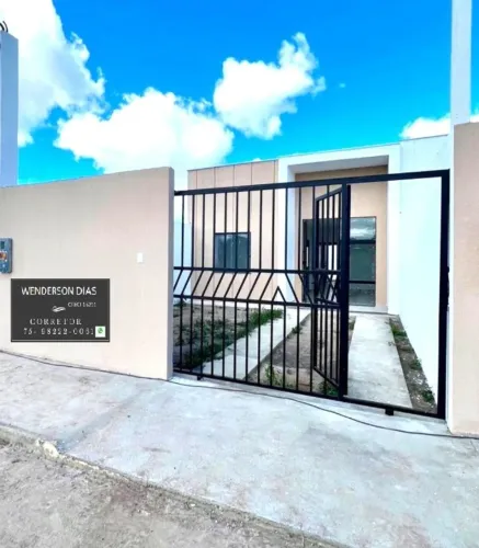 #Próxima Av. Ayrton Sena -Casa 2/4 e Escritura Gratuita na Mangabeira