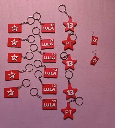 CHAVEIROS LULA, PT, 13 - PROMOÇÃO