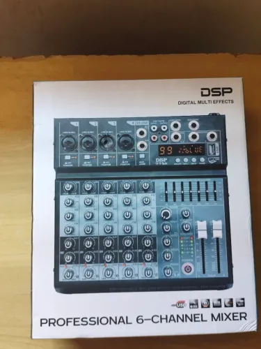 Lançamento mesa de som 6 canais DSP