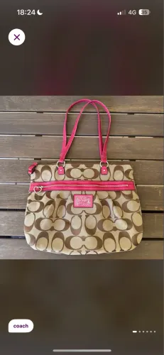 bolsa coach daisy signature tote bag
