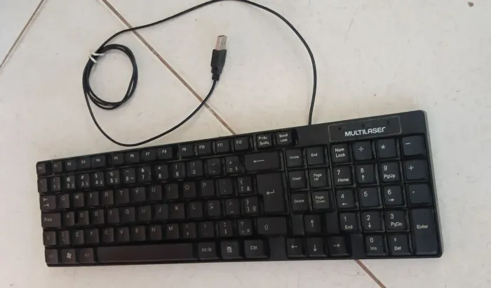 Teclado USB Multilaser Preto