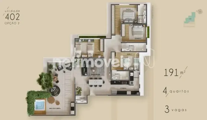Venda Apartamento 4 quartos Vila Paris Belo Horizonte