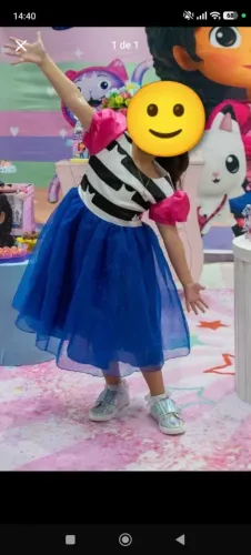 Vestido casa mágica da Gabby