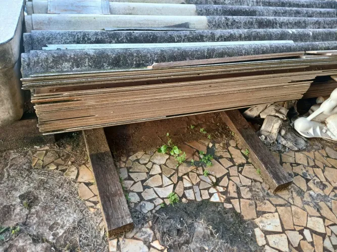Telhas de fibrocimento 1,53X1,10 5mm