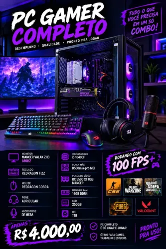 PC GAMER COMPLETO