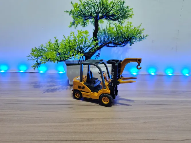 CARRINHO EMPILHADEIRA MINIATURA COLECIONAVEL