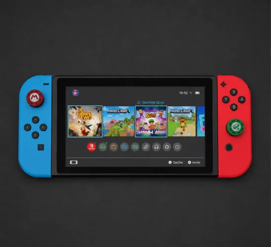 NINTENDO SWITCH DESBLOQUEADO V2 - COMPLETO - NOVÍSSIMO