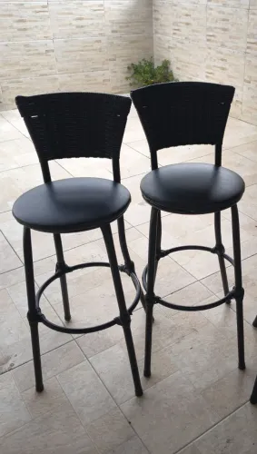 2 Banquetas Cozinha Bancada Balcão Bar Área Gourmet