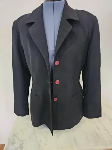 Blazer Preto Makenji Tamanho 44