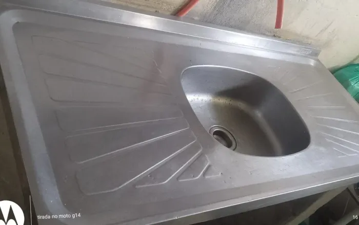 Pia inox tamanho 1.20