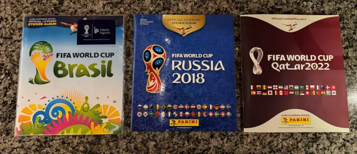 Álbuns copa do mundo Completos (impecável)