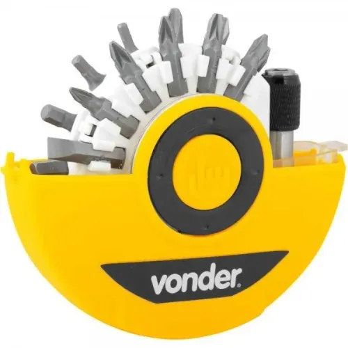 Jogo de Bits/Ponteiras 26 peças com Encaixe 1/4" Vonder para sair hoje