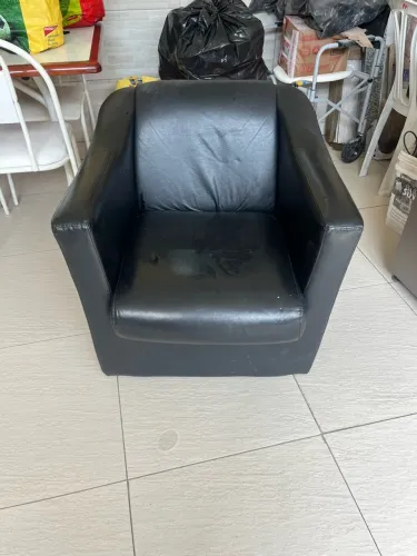 Poltrona de couro