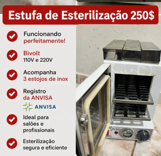 Estufa de esterilização