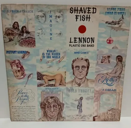 Lp Lennon & The Plastic Ono Band Shaved Fish - COM ENCARTE Usado 1975 Nacional