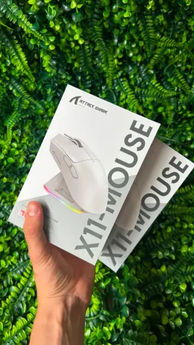 Attack Shark X11 BRANCO MOUSE GAMER (NOVO)