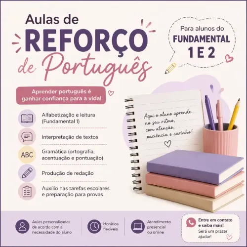 Aula de Reforço de Português 