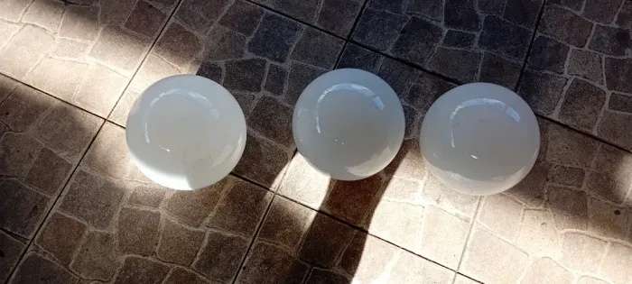 QUEIMA DE ESTOQUE - 3 PLAFONS DE VIDRO POR PREÇO IMPERDÍVEL! ? ? ÚLTIMAS UNIDADES