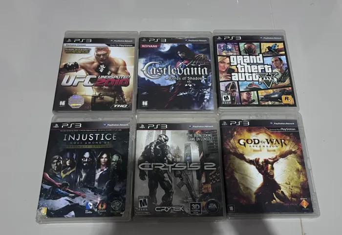 LOTE DE JOGOS PS3 (VENDO SEPARADO OU TUDO JUNTO)
