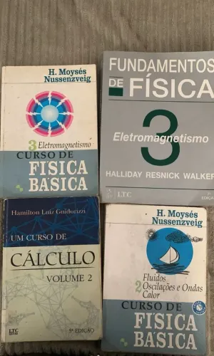 Livros de Física e Cálculo 2