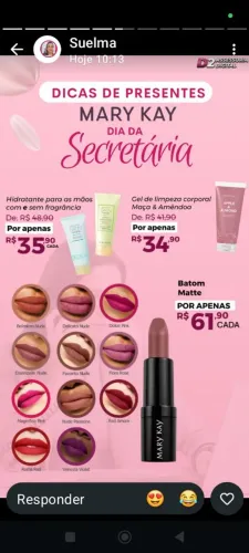 Produtos Beleza Mary kay