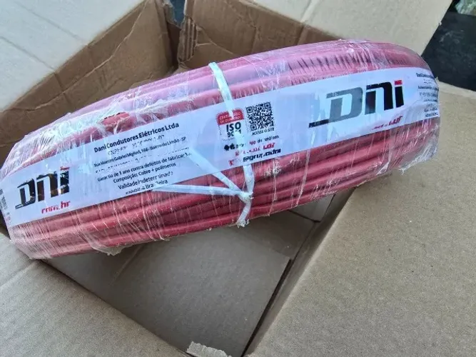 100m Cabo Flexível 6mm Para Instalação Automotiva DNI 6.00 VM