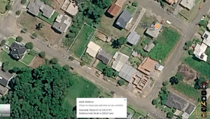 TERRENO À VENDA com 370,50 m², EM LINHA IMPERIAL NOVA PETRÓPOLIS/RS REF: 1839