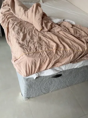 Kit Protetor de Colchão Casal + 2 Capas de Travesseiro - Bege