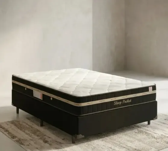 Super Promo Cama Colchao Casal Molas Ensacadas