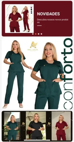 Vendo 1 scrub ,calça e blusa GABARDINE, COR MARSALA TAM P