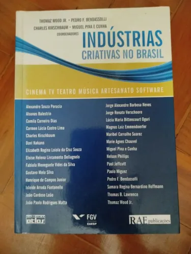 Livro Indústrias Criativas no Brasil