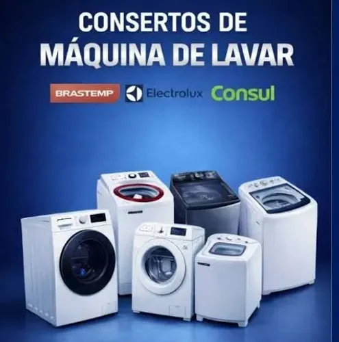 Assistência Técnica conserto máquina de lavar e Lava e seca
