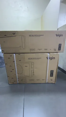 Ar condicionado Elgin inverter 12mil btus frio, novo NF garantia de fábrica 