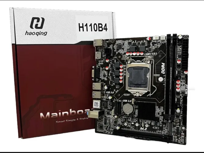 Placa de mãe Lga1151 chipset Lan 1000 Intel H110 64gb Usb 3.0