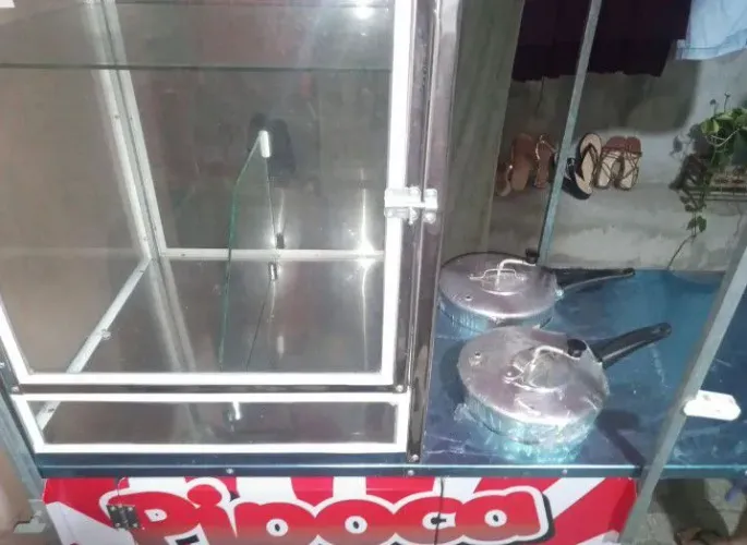 Carrinho de pipoca completo 