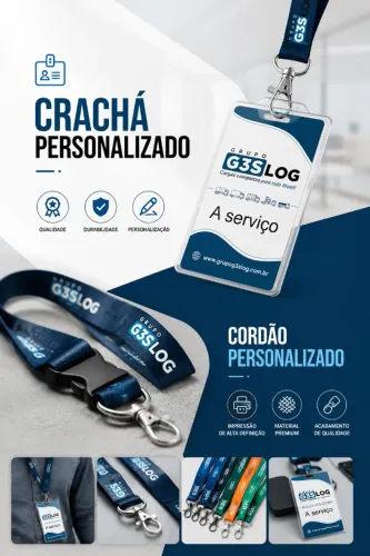 CRACHA PARA SUA FEIRA - PERSONALIZAMOS 