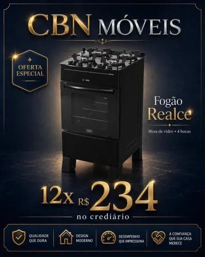 Fogão 4 bocas