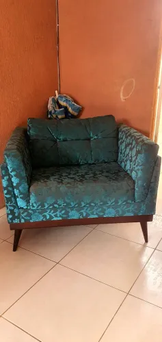 Poltrona grande azul