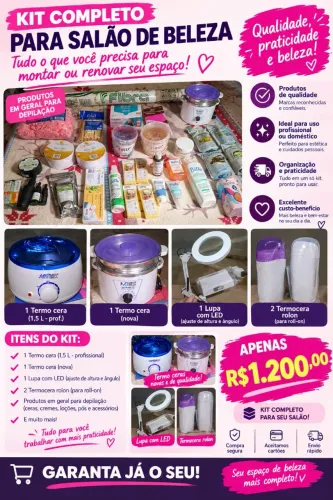 Produtos depilação