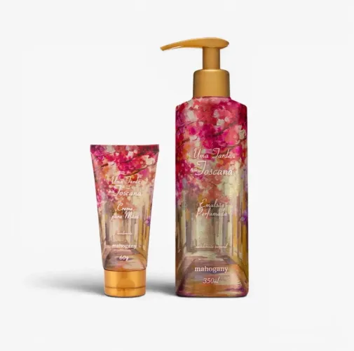 Kit hidratante e creme para mãos Mahogany