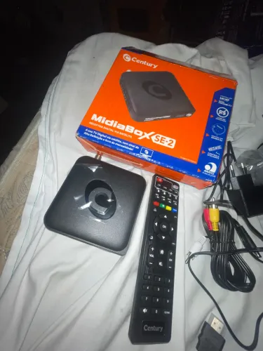Receptor Century Midiabox SE-2 Full HD, Banda Ku, SAT HD Regional e Bivolt.