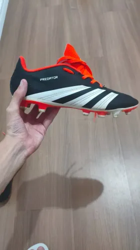 Chuteira Campo Adidas Predator 4 Preto/branco Cor Preto,