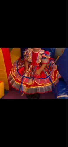 Vestido de quadrilha 2 anos