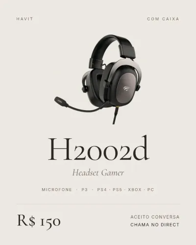 HEADSET HAVIT H2002d!!!