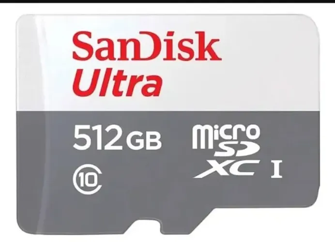 Cartão Memória Microsd Sandisk 512gb Micro Sd Ultra 170mbs
